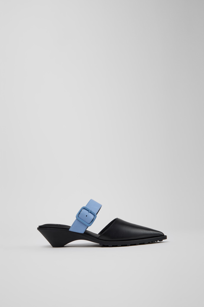 Anita Schwarze halboffene Lederschuhe Für Damen.