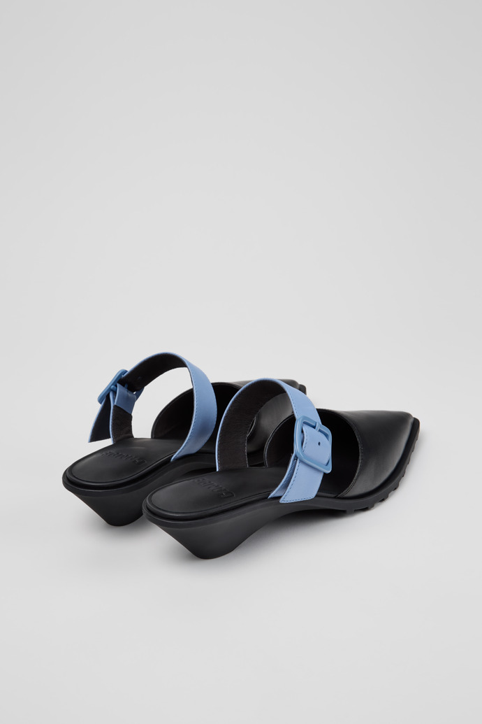 Anita Schwarze halboffene Lederschuhe Für Damen.