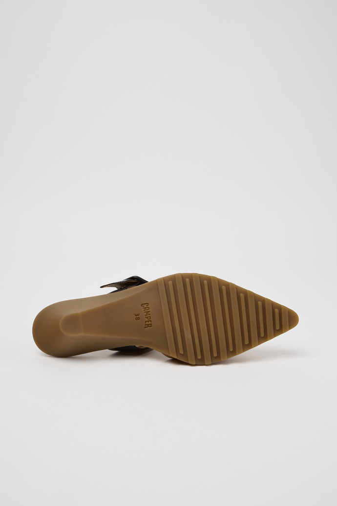 Anita Scarpe semiaperte marroni in nabuk e pelle Da donna.