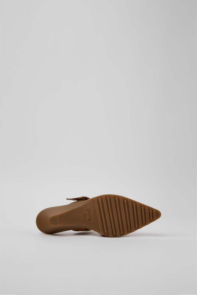 Anita Pinke halboffene Schuhe aus Leder und Nubuk Für Damen.