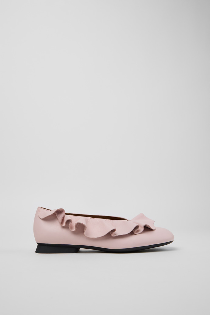 Casi Myra Bailarinas de piel rosa para mujer.