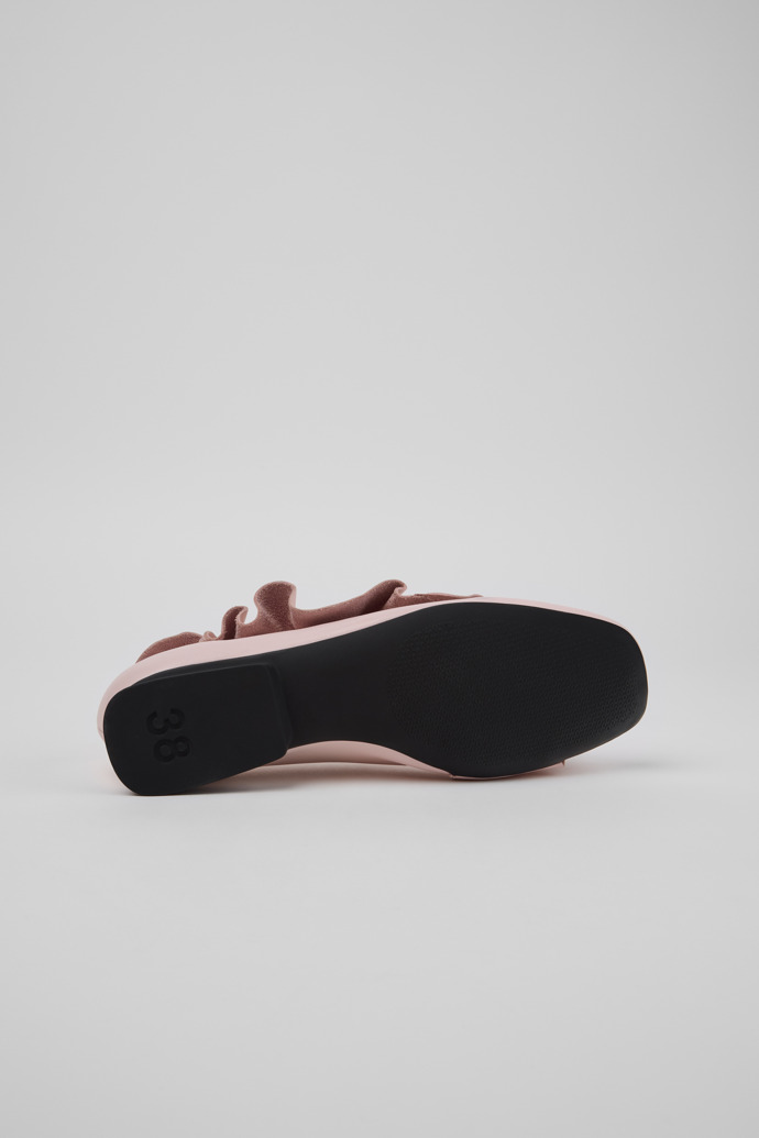 Casi Myra Bailarinas de piel rosa para mujer.