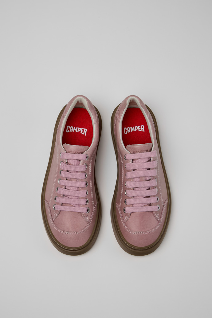 Runner Twentyfive Rosa Ledersneaker für Damen.