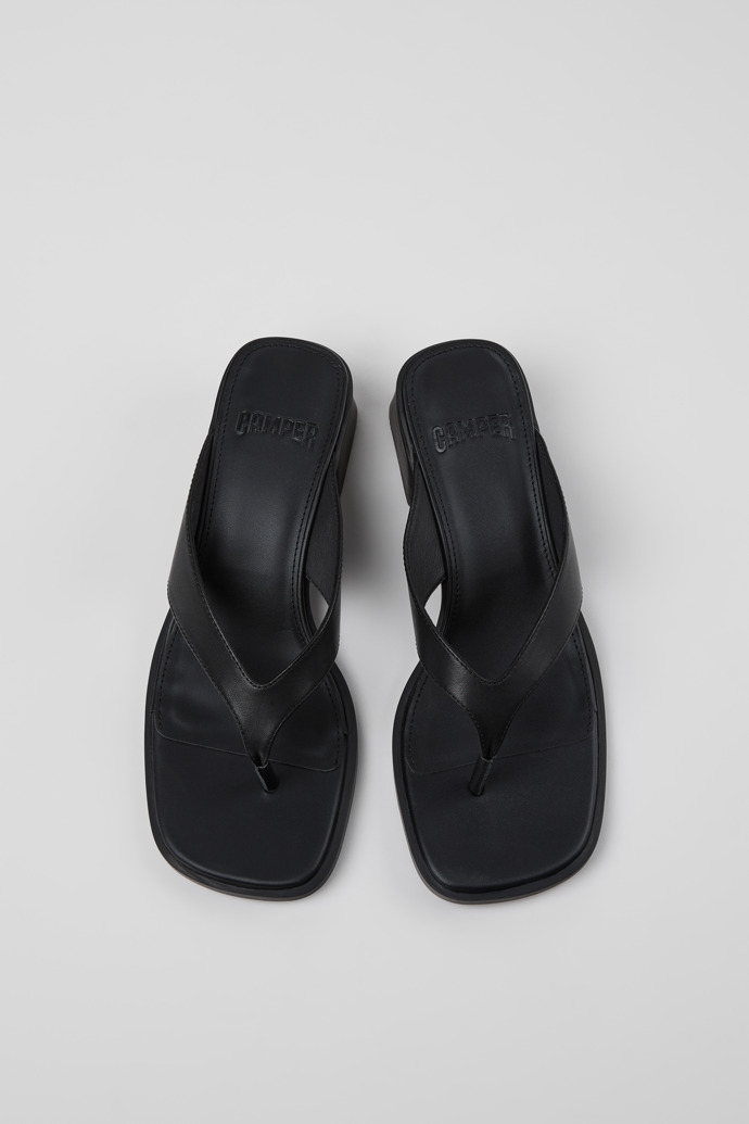 Kora Sandal Sandali in pelle nera Da donna.