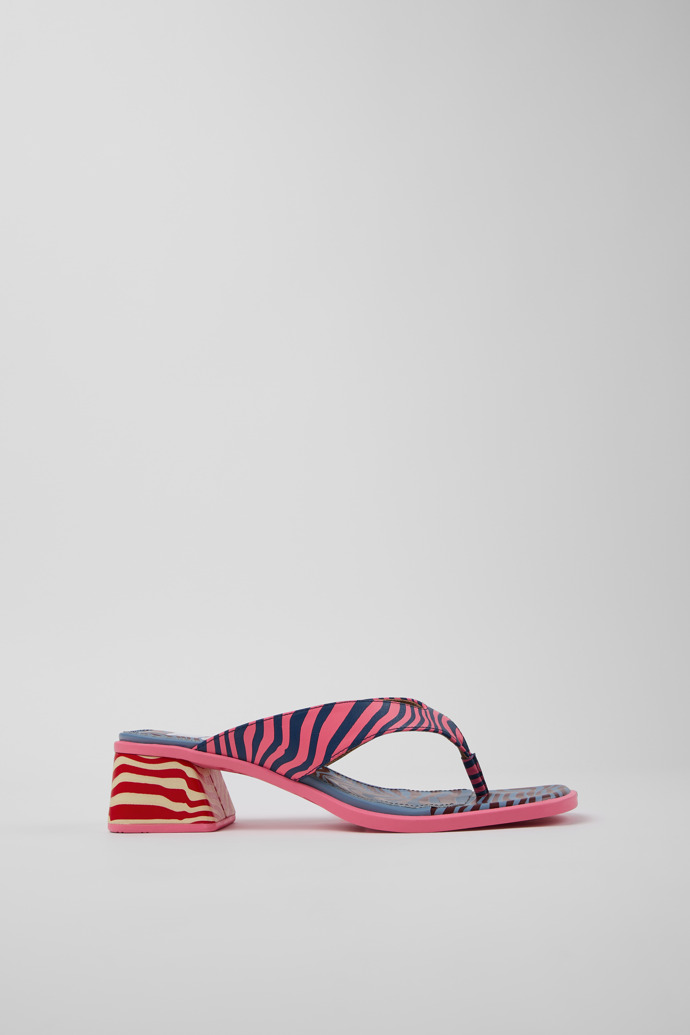 Twins Sandalias de piel multicolor para mujer.