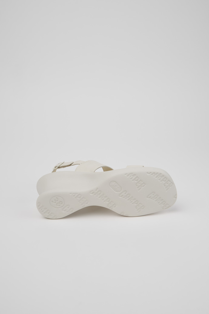 Louise Sandal Sandalias de piel blancas para mujer.