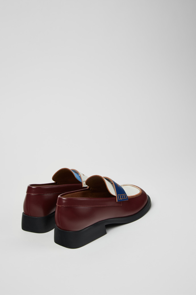 Twins Mehrfarbige Mokassins aus Leder Für Damen.