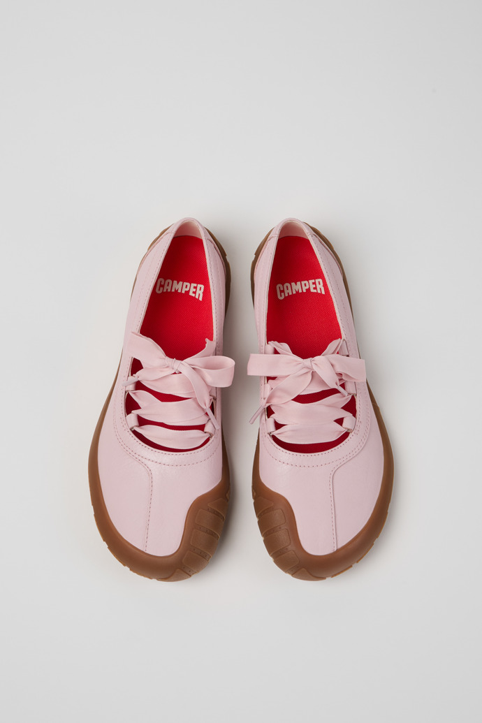 Peu Path+ Ballerines en cuir rose Pour femme.