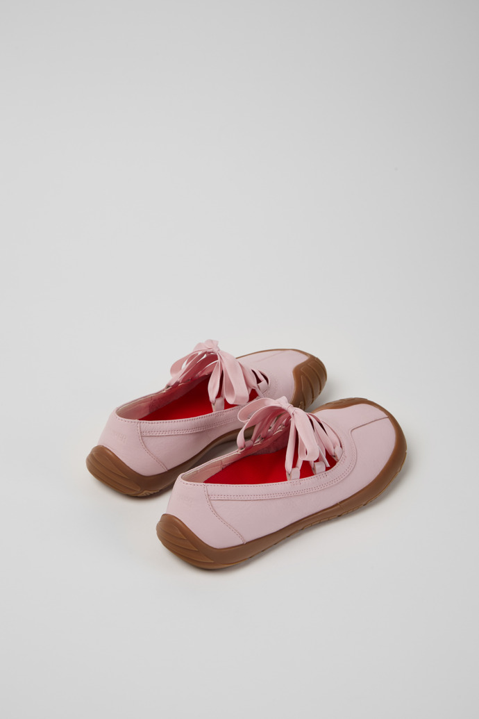 Peu Path+ Ballerines en cuir rose Pour femme.