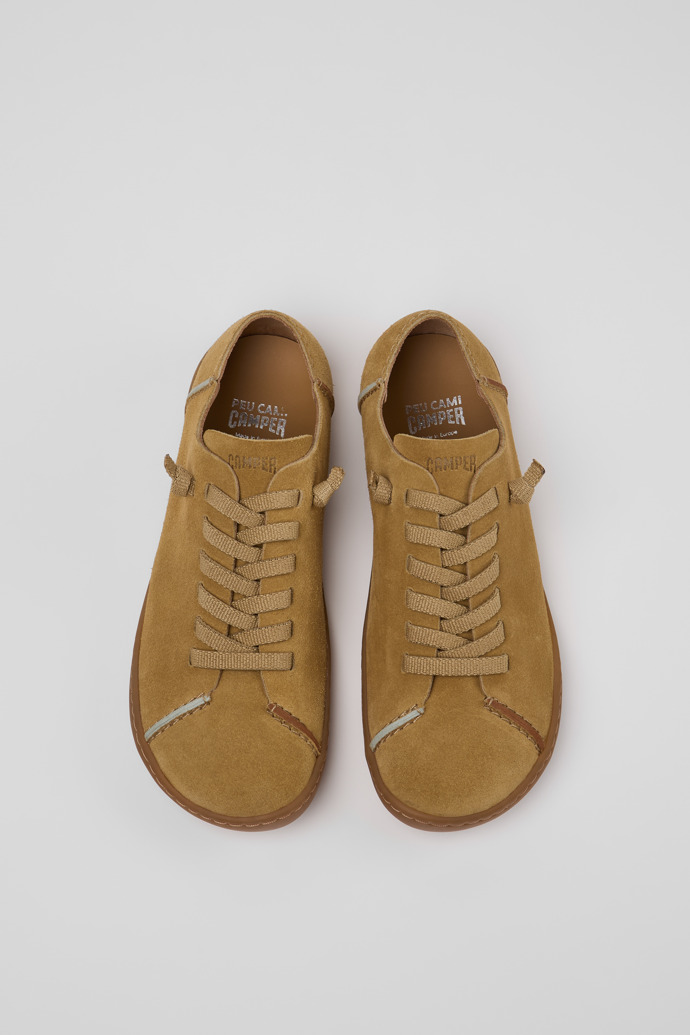 Twins Brązowe skórzane buty damskie.