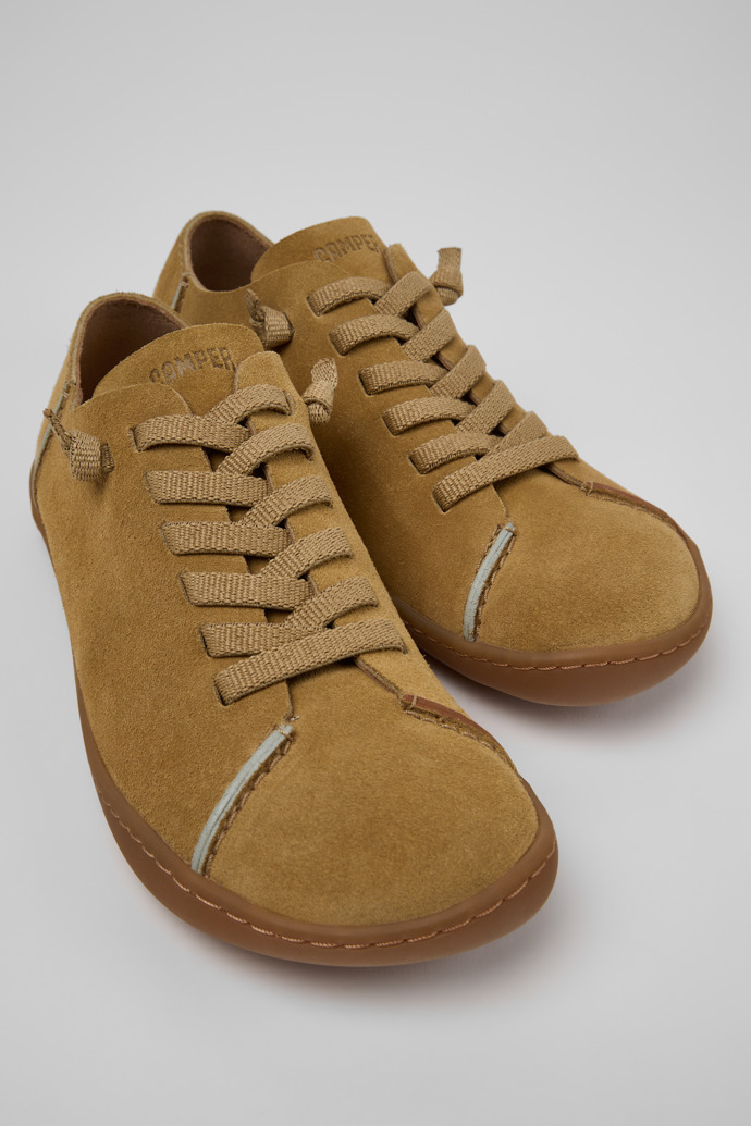 Twins Brązowe skórzane buty damskie.