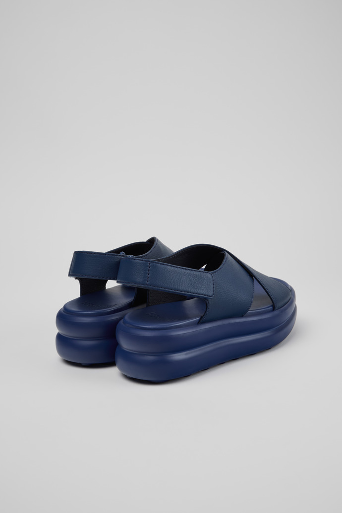 Pelotas Flota Up Blaue Ledersandalen Für Damen.