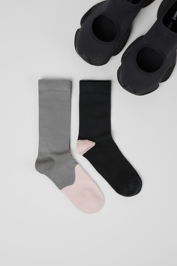 Camper x ISSEY MIYAKE - Karst Finch Black Recycled PET Engineered Materials Sneakers for Women.