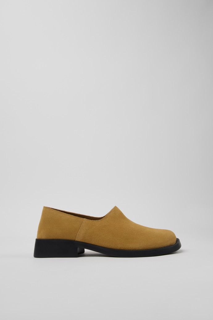 Donna Mocasines de piel de serraje marrones para mujer.