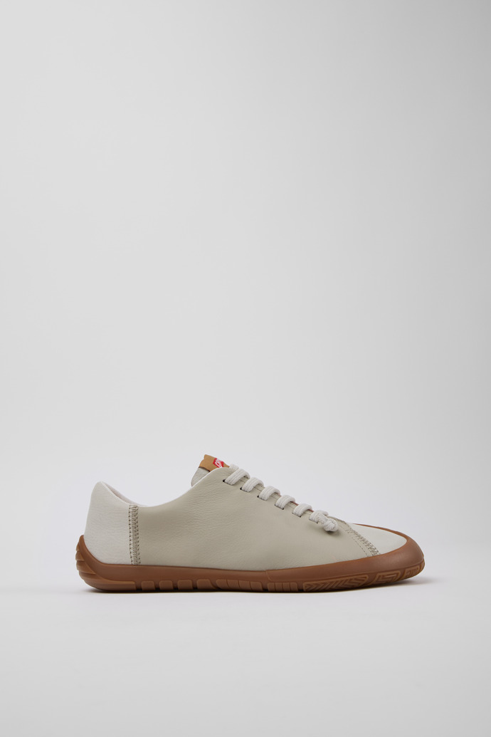 Side view of Twins Multicolor Leather Sneakers for Women.