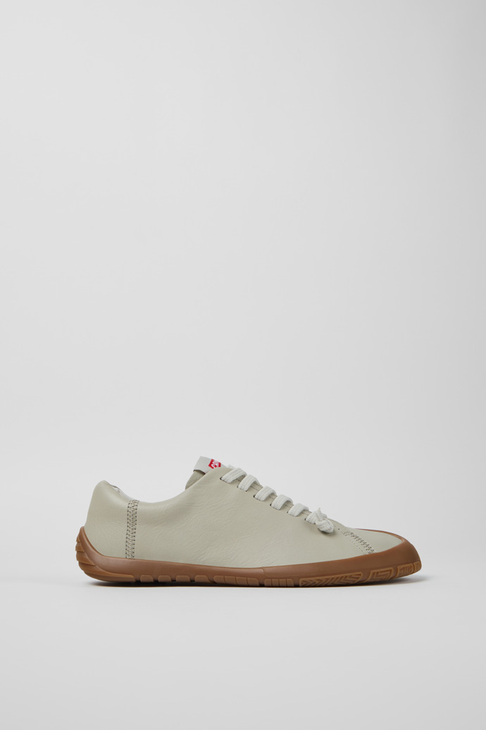 Peu Path+ Zapatillas de piel beige para mujer.