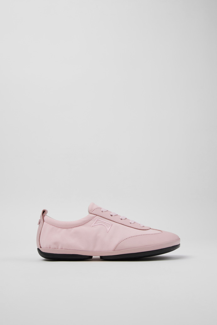 Right Nina Rosa Sneaker aus Textil und Leder für Damen.