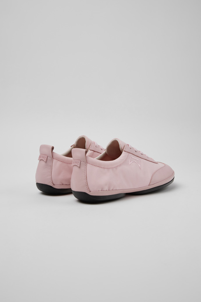 Right Nina Rosa Sneaker aus Textil und Leder für Damen.