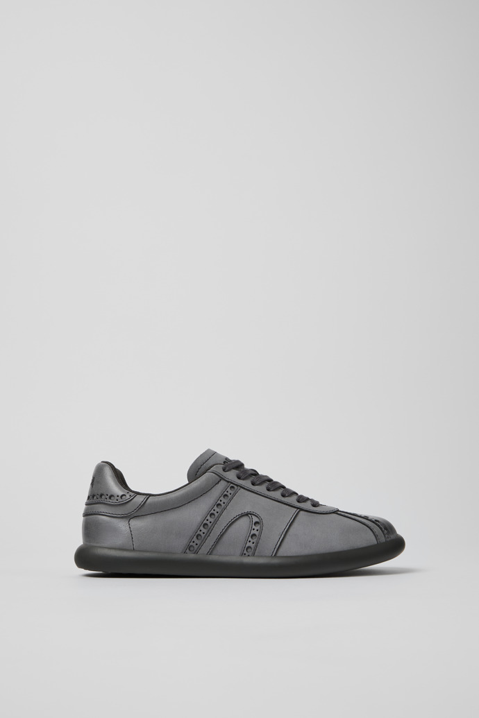 Twins Graue Ledersneaker für Damen.