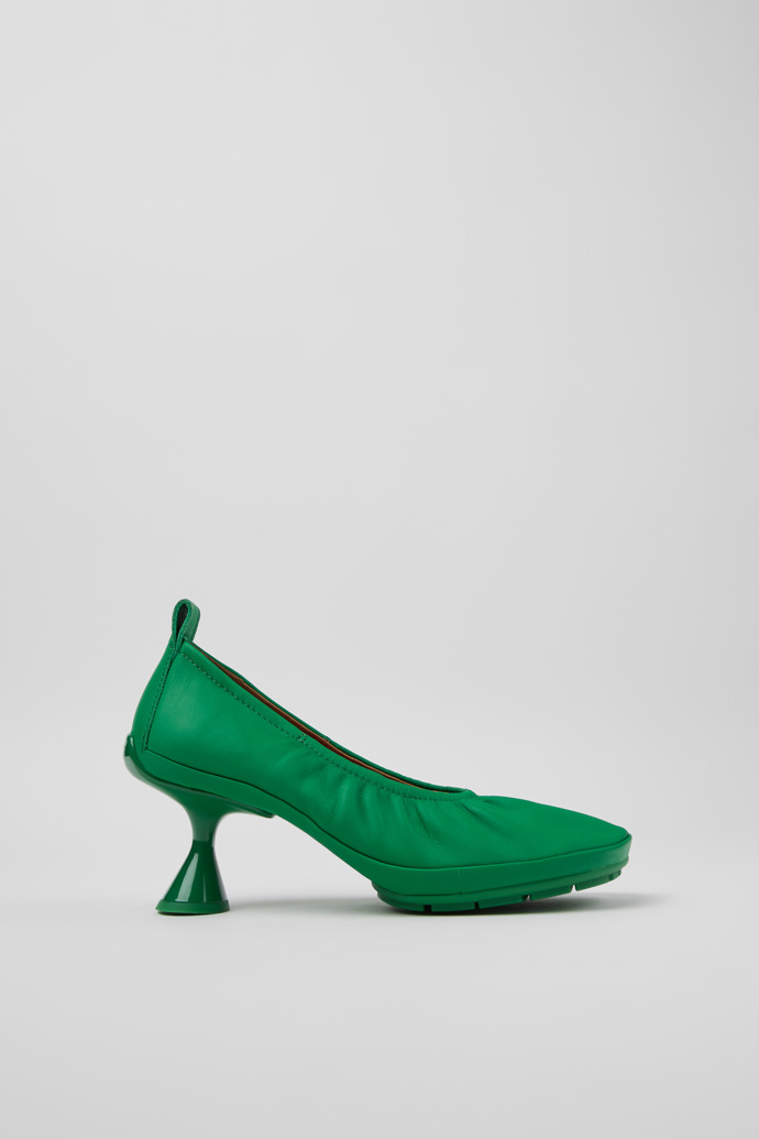 Right Left Ballerine in pelle verde da Donna.