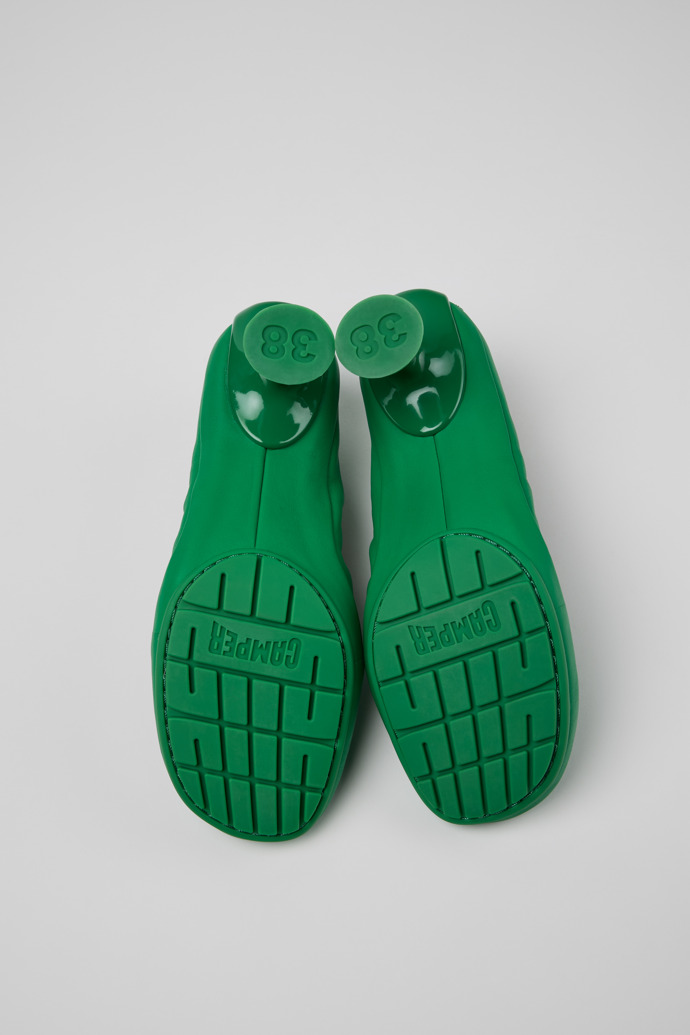 Right Left Ballerine in pelle verde da Donna.
