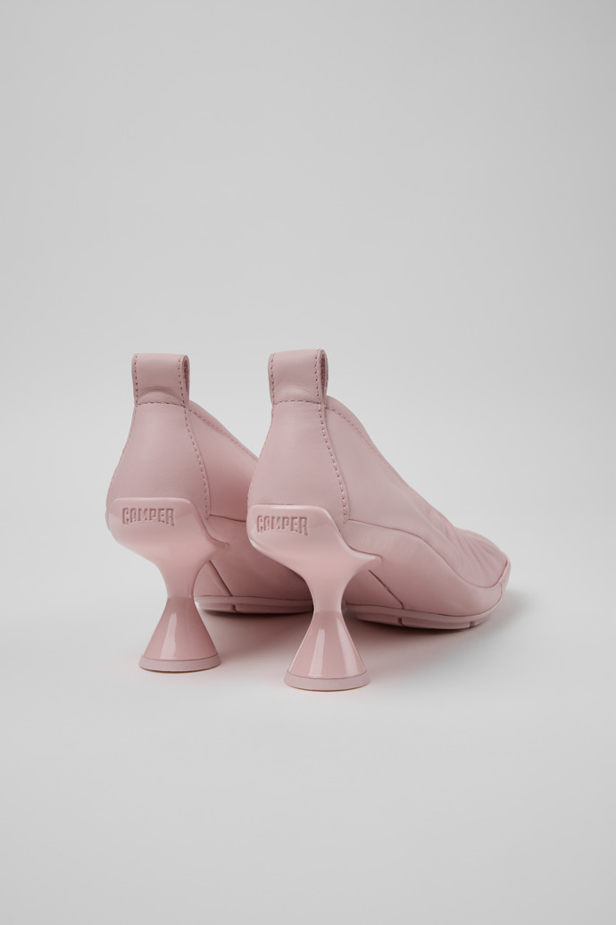 Right Left Rosa Lederballerinas für Damen.