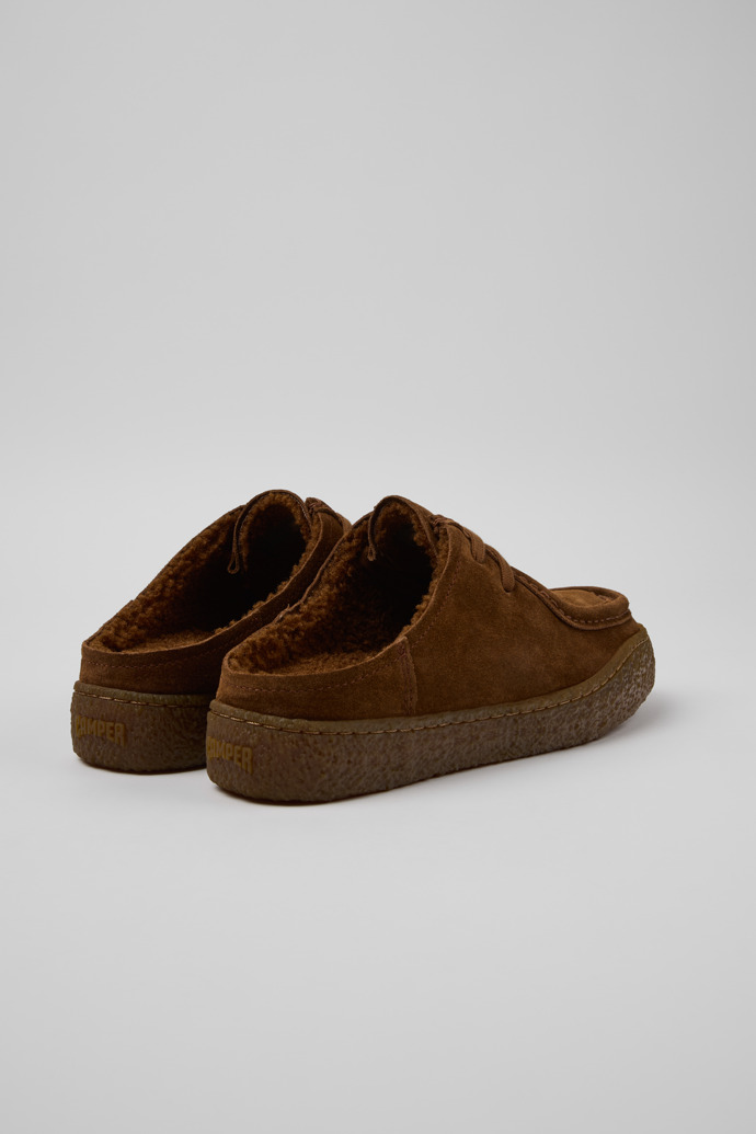 Peu Terreno Braune Wildlederschuhe für Damen.