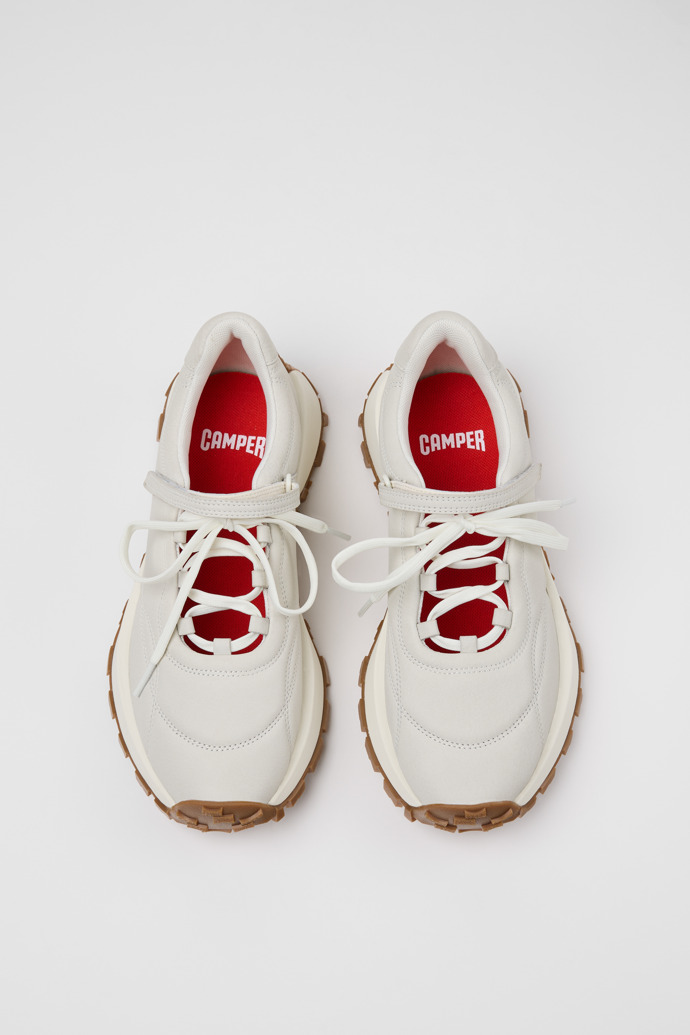 Drift Trail Weiße Ledersneaker für Damen.