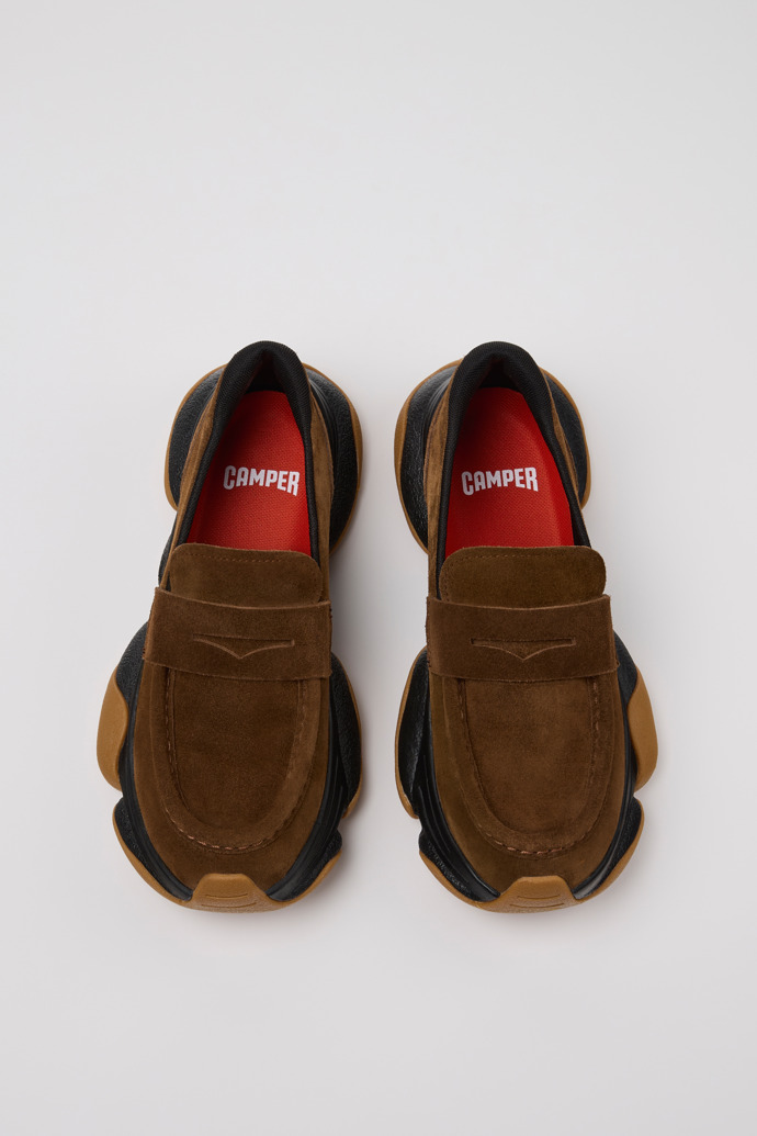 Karst 2 Mocasines de ante marrones para mujer.