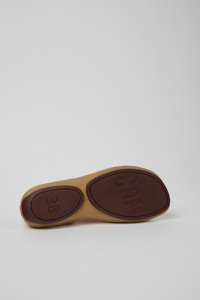 Twins Sandalias de textil y nobuk marrones para mujer.