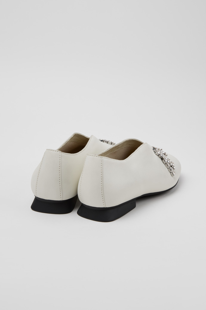 Twins Ballerine in pelle bianca da Donna.