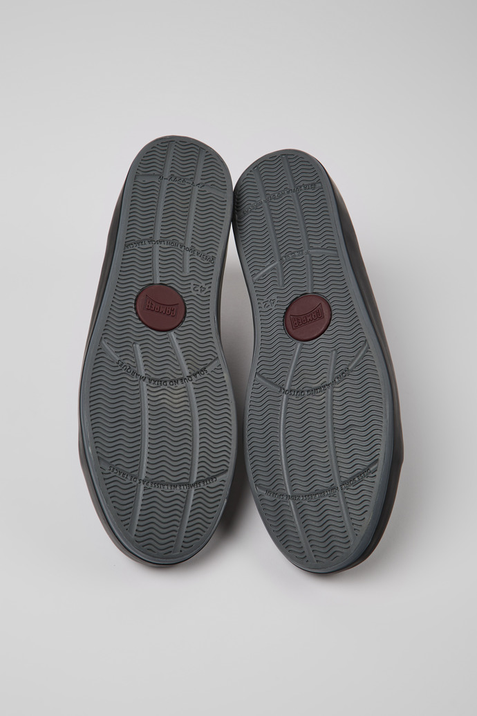 The soles of Andratx Gray textile sneakers for men