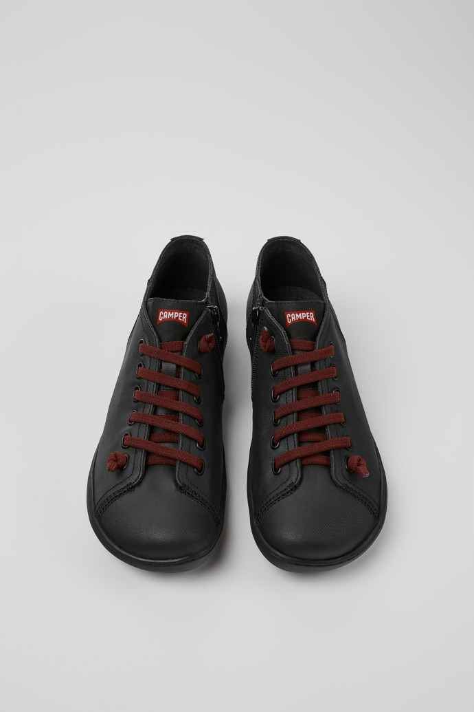 Overhead view of Peu Black Casual Shoes for Men