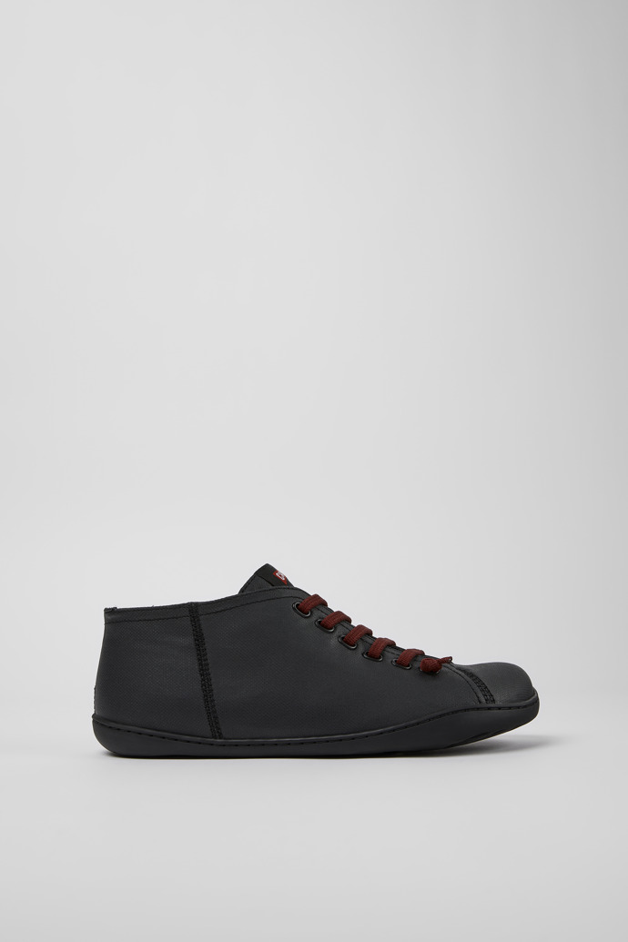 Side view of Peu Black Casual Shoes for Men