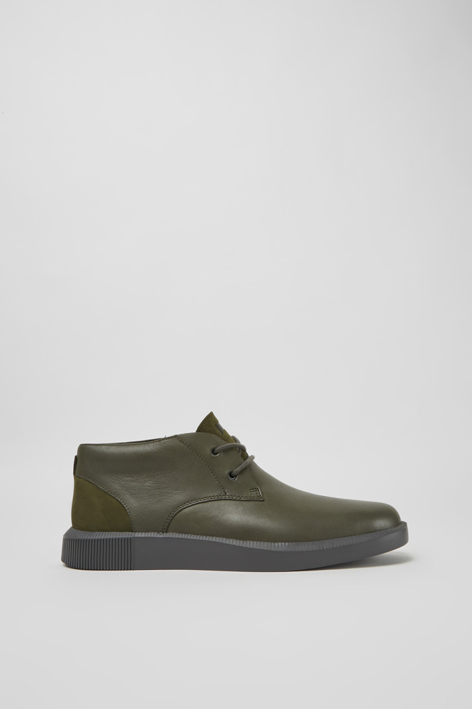 Side view of Bill Green leather shoes for men