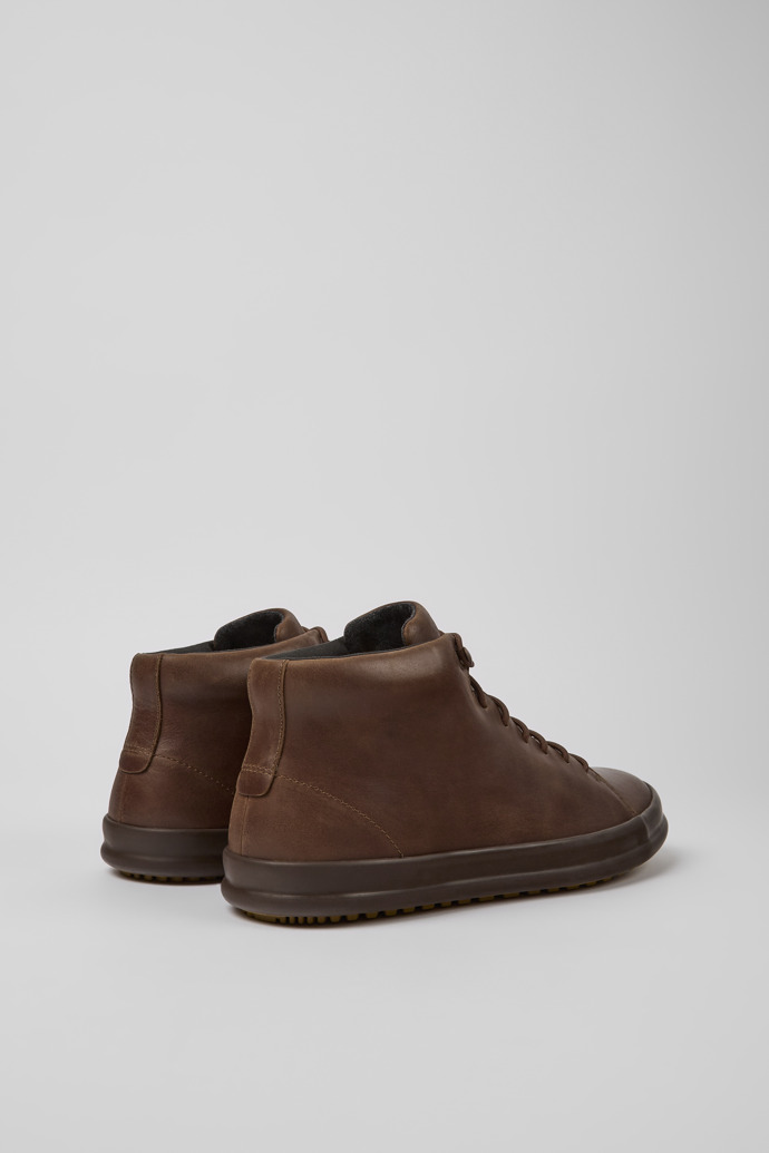 Back view of Chasis Casual brown ankle boot for men
