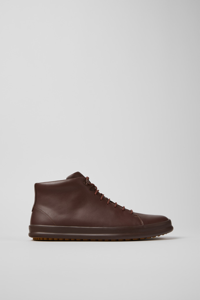 Side view of Chasis Brown ankle boot for men