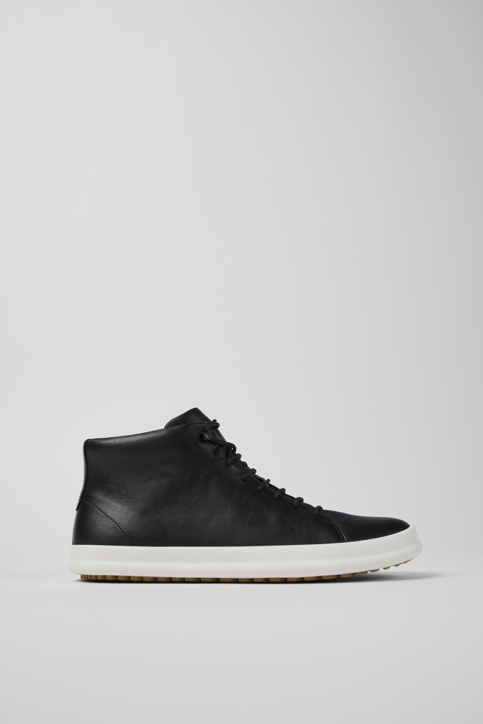 Side view of Chasis Black ankle boot for men