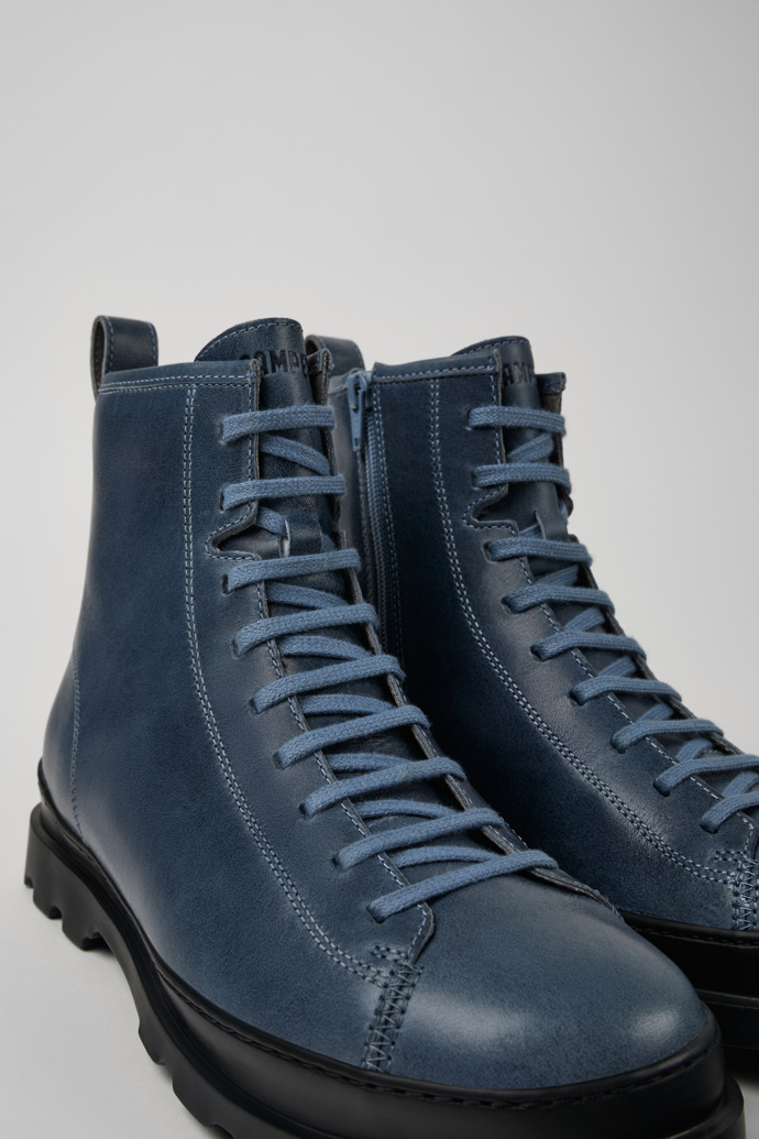 Close-up view of Brutus Medium lace boot for men