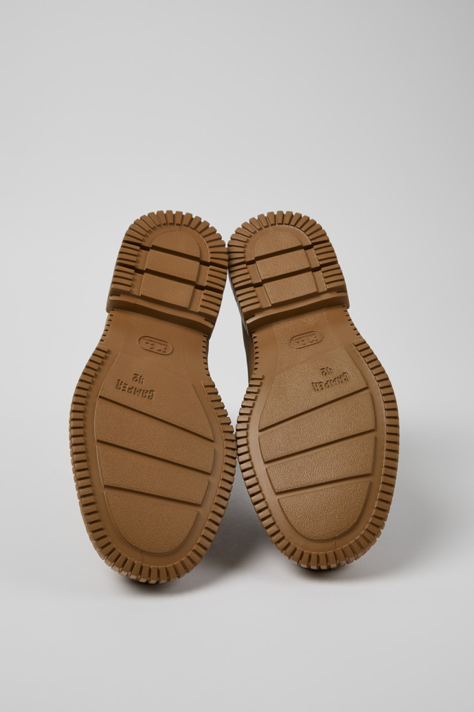 Pix Botins Chelsea em couro castanhos para homem