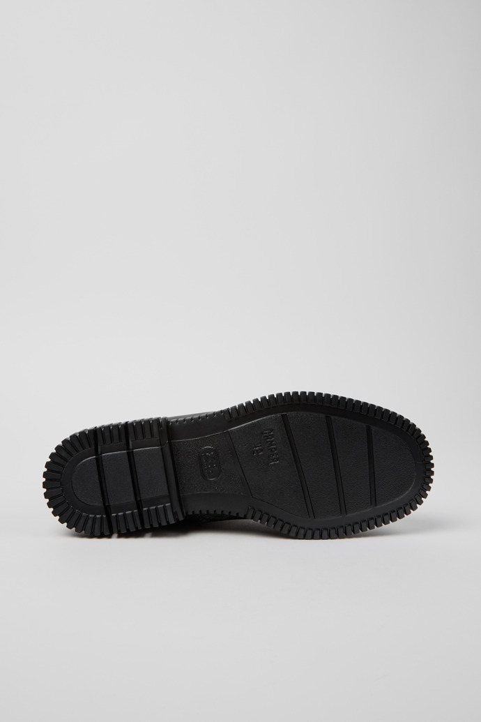 The soles of Pix Multicolor Nubuck and Leather Mid Boots for Men.