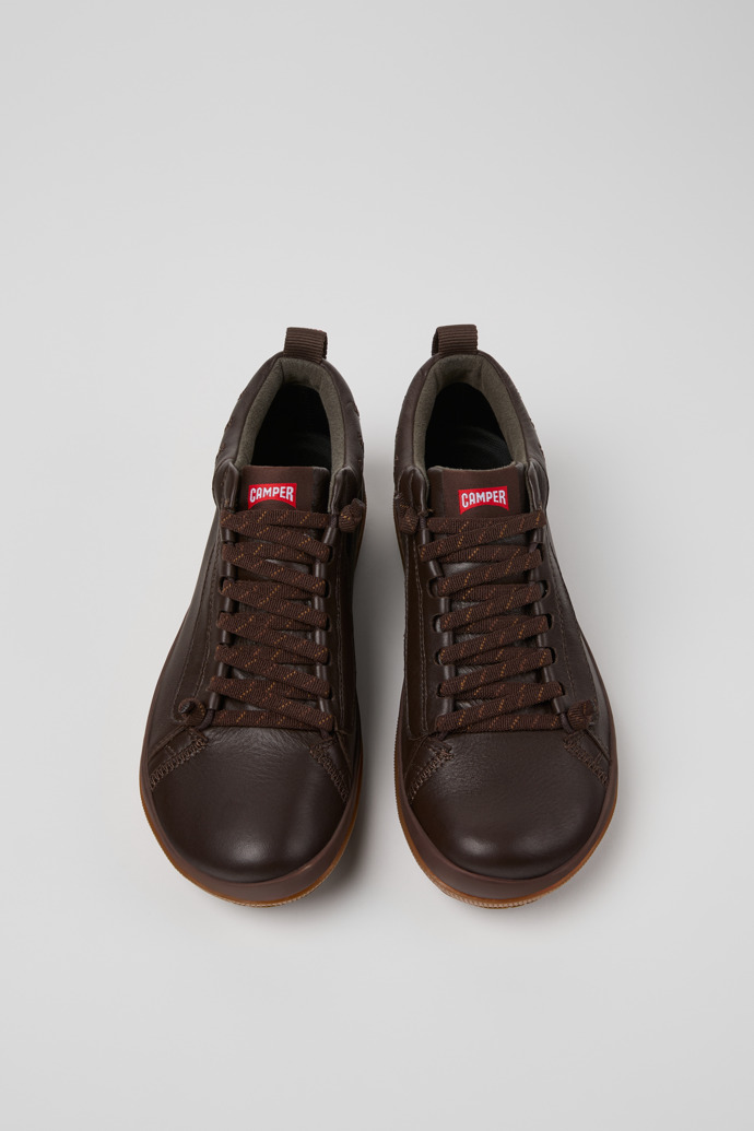 Peu Pista GM - GORE-TEX Braune Herrenstiefelette aus Leder.