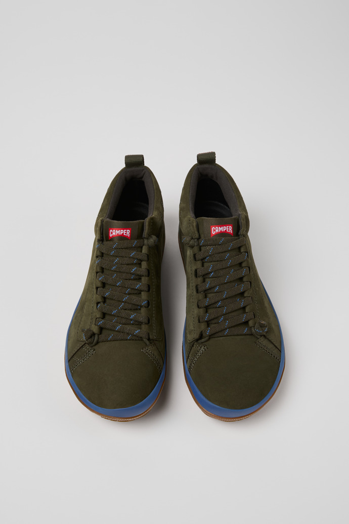 Peu Pista GM - GORE-TEX Grüne Herrenstiefelette aus Nubukleder.