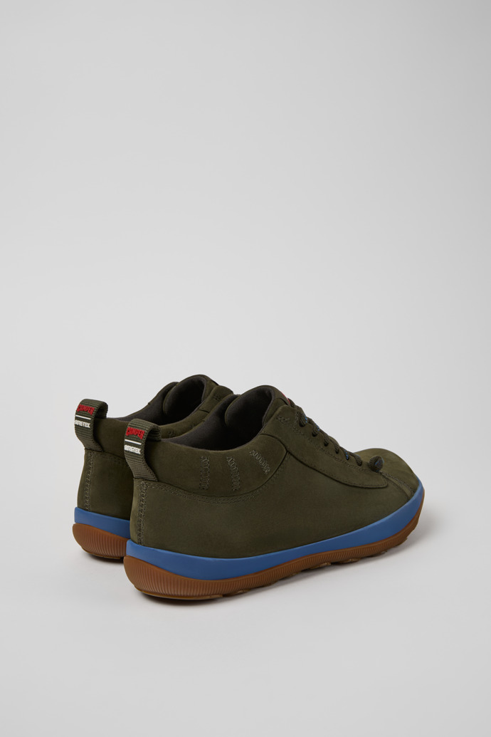 Peu Pista GM - GORE-TEX Grüne Herrenstiefelette aus Nubukleder.