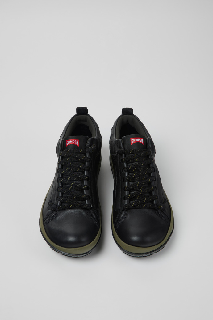 Peu Pista GM Schwarze Lederstiefeletten für Herren.