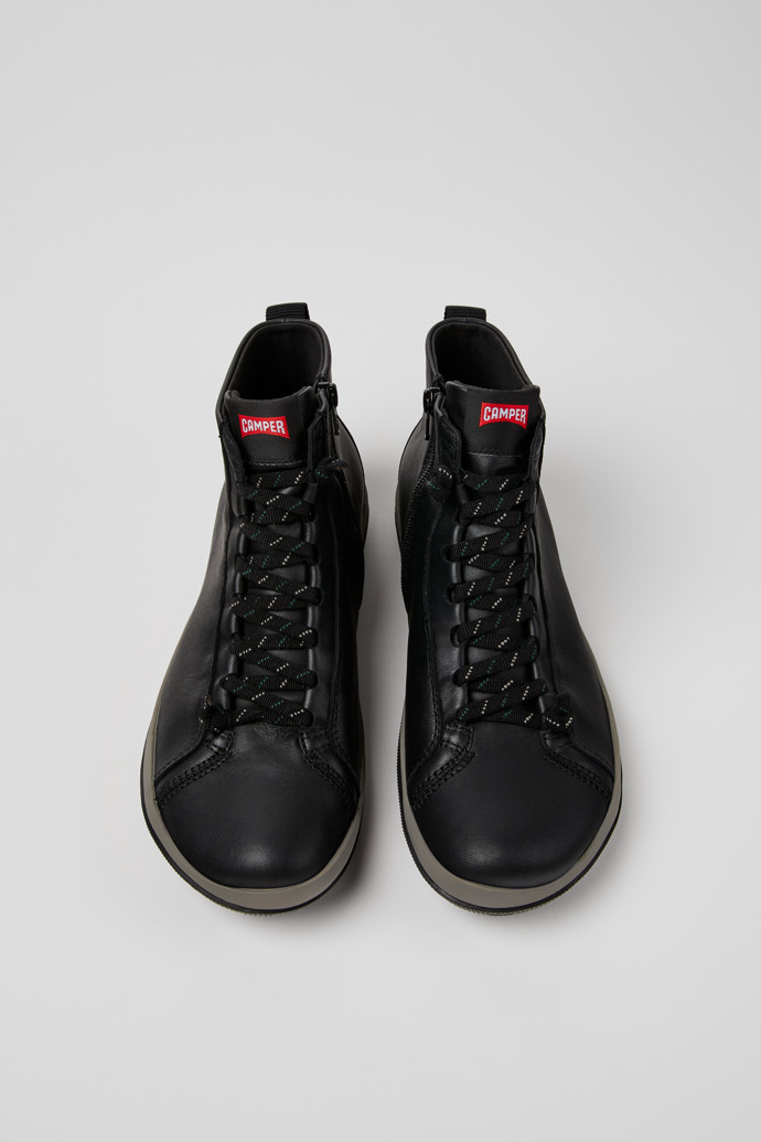 Peu Pista GM - GORE-TEX Stivali neri in pelle medio da uomo.