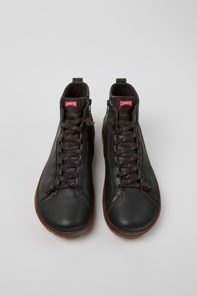 Peu Pista GM - GORE-TEX Botas de media caña grises de piel para hombre.