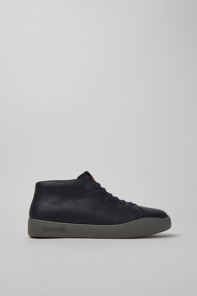 Side view of Peu Touring Blue ankle boot for men