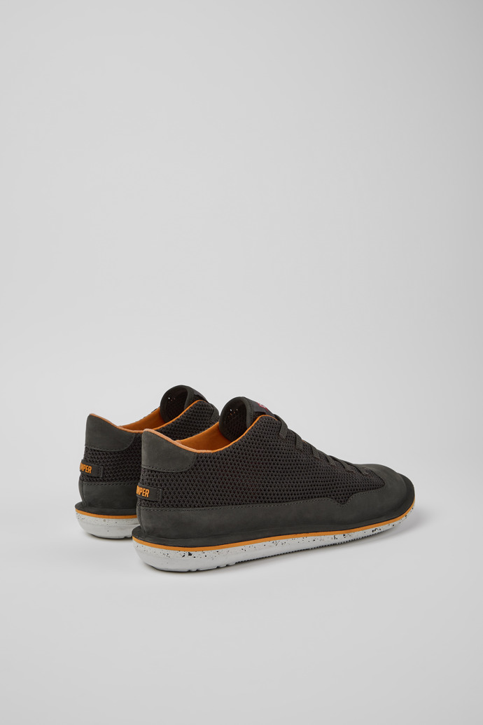 Back view of Beetle Grey sneakers for men