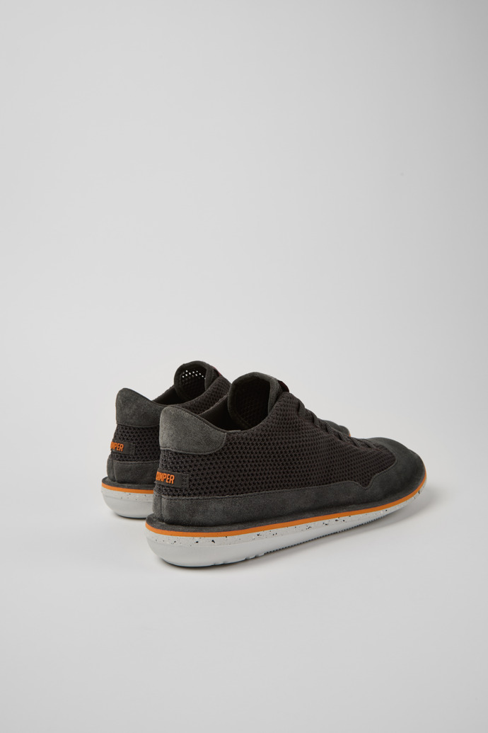 Beetle Graue Stiefeletten aus Textil und Nubukleder Für Herren.